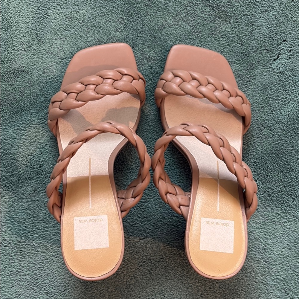 Dolce Vita Braided Tan Heels